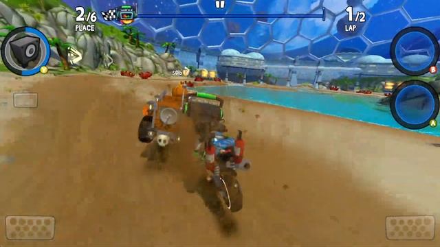 Beatbot Challenge & Superbikes!⚡Beach Buggy Racing 2 смотреть онлайн