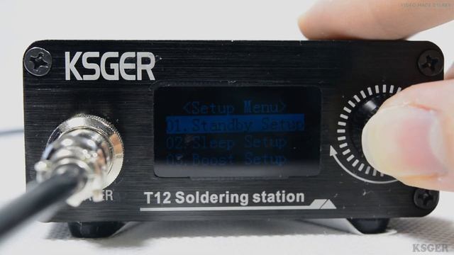 KSGER T12 OLED V3 STM32 паяльная станция на жалах T12 смотреть онлайн