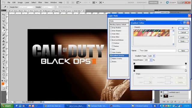 Call of Duty Black Ops 2 Wallpaper (Download Link Available) + Speed Art смотреть онлайн