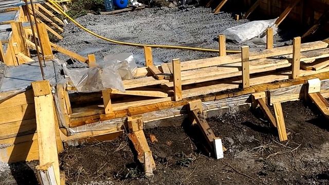 дом нашей мечты фундамент этапы строительства Опилкобетон смотреть онлайн