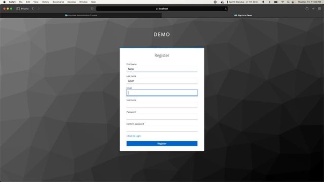 Keycloak: Add Registration Form in less than 2 minutes смотреть онлайн