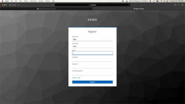 Keycloak: Add Registration Form in less than 2 minutes