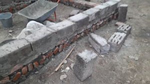 Баня из шлакоблока своими руками, начало положено