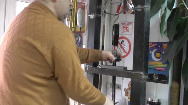 Калибровка гвоздя 400мм,обрезанного на 350мм,диаметром 8,8мм. смотреть онлайн