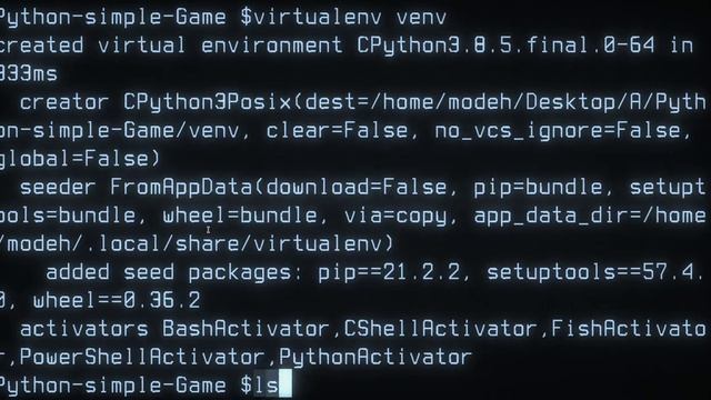 Python Simple Game Create Virtualenv смотреть онлайн