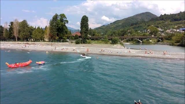 Абхазия 2021 / Цандрипш  / Пляж