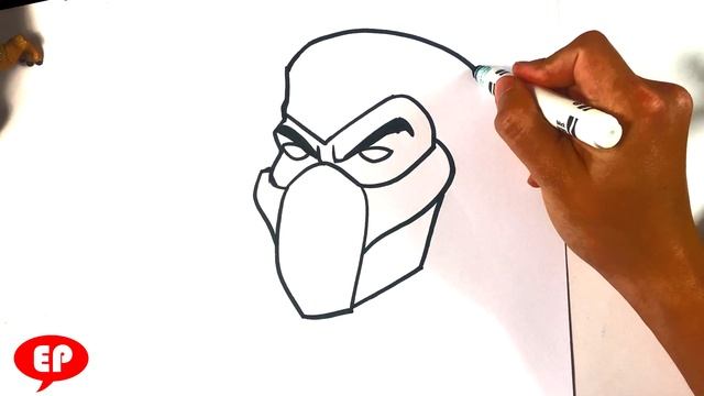 How to Draw Scorpion from Mortal Kombat - Easy Pictures to Draw смотреть онлайн