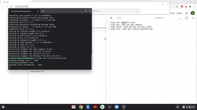 How to install python on a Chromebook смотреть онлайн