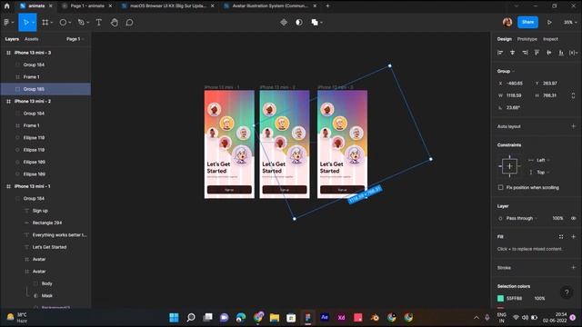 Animating Mesh Gradients in Onboarding Screen with Figma смотреть онлайн