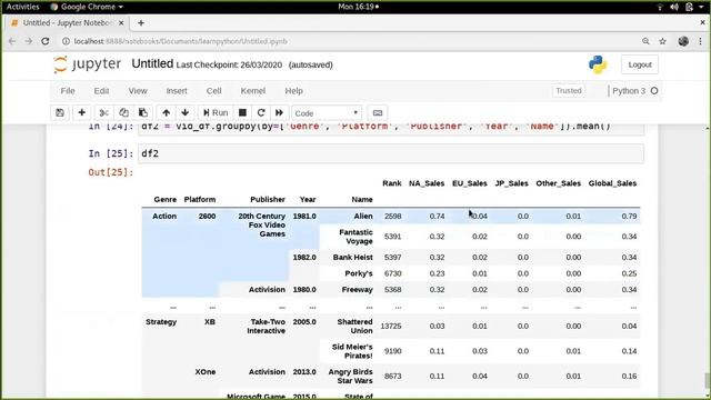 Using loc for accessing data in a multi-index data frame смотреть онлайн