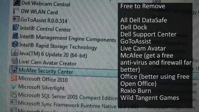 Bloatware on a Dell Inspiron Laptop. What to Remove! смотреть онлайн