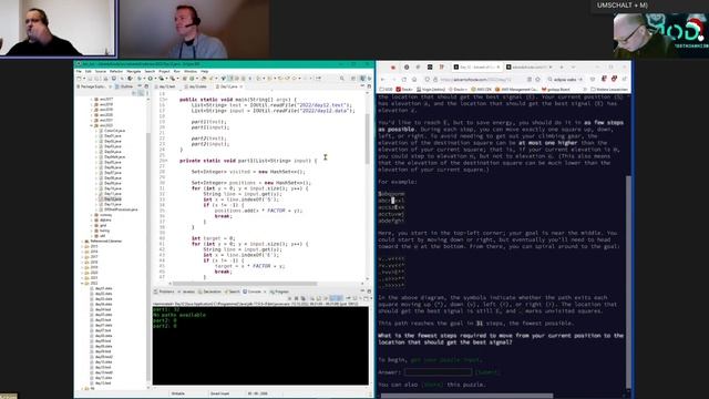 Advent Of Code Day12 - walkthrough solution #aoc смотреть онлайн