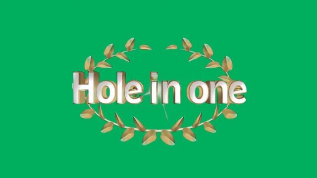 Hole in one Wii Sports Golf Green Screen смотреть онлайн