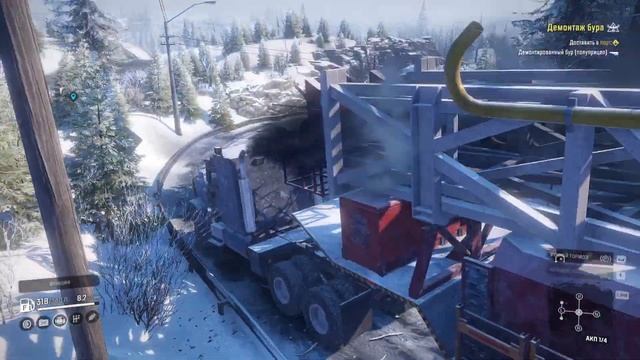 SnowRunner.Аляска.Горная река.Демонтаж бура смотреть онлайн