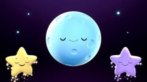 Hey Bear Sensory - Mindful Moon and Sleepy Stars- Extended Version -Soft Colours - Wind Down Video