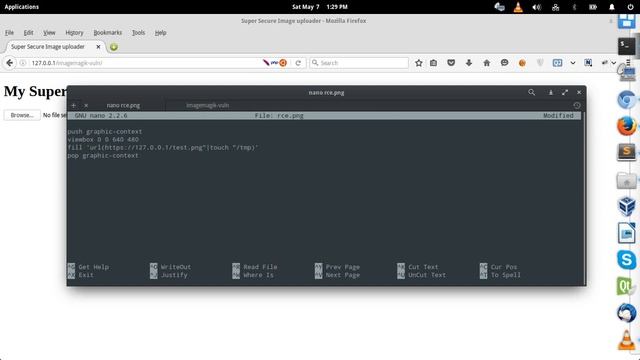 ImageMagick RCE Exploit Demo - CVE-2016-3714 смотреть онлайн