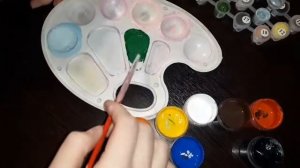 Как раскрасить картину по номерам, если краски засохли?