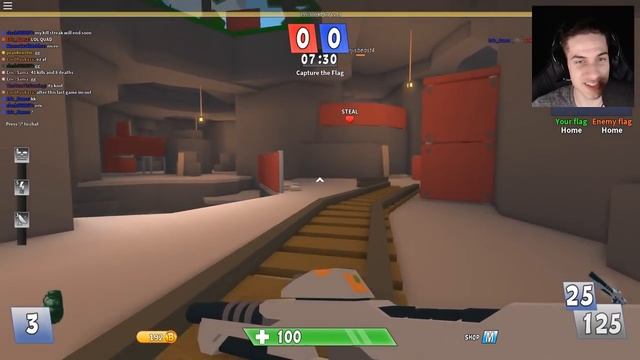 CAPTURE THE FLAG IN ROBLOX! (Roblox Combat War) смотреть онлайн