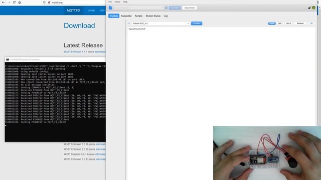 Пульт дистанционного управления через MQTT. смотреть онлайн