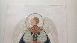 Ангел любви. Лавандер & лейс джой сандей. Вышивка. Вышивка бисером. Вышивка крестом.