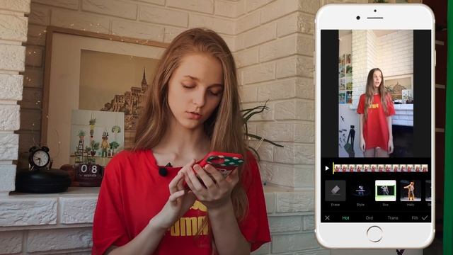 КАК СДЕЛАТЬ ЭФФЕКТЫ КАК В ВИДЕОСТАРE? #TikTok смотреть онлайн