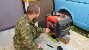 Замена масла в генераторе FUBAG TI 3000. Готовимся к зиме.