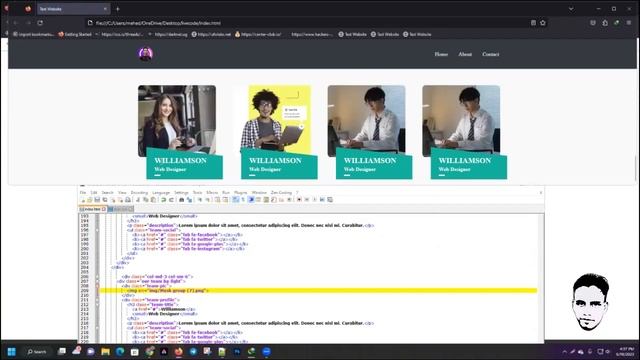 Team Gallery with bootstrap смотреть онлайн