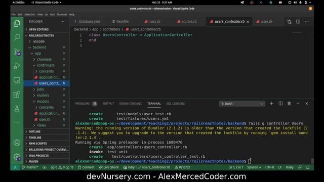 AM Coder - Ruby on Rails + React #2 - Setup Authentication смотреть онлайн