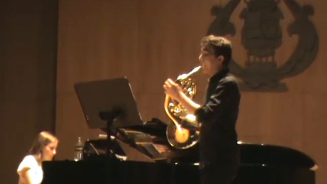 GLIERE - HORN CONCERT OP 91 (2º mov) - IAGO BERNAT (16 age) смотреть онлайн