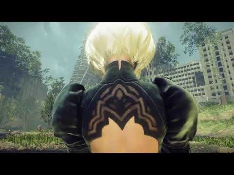 NieR: Automata [RUS, без комментариев]. Часть 2: Разрушенный город.