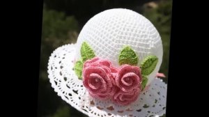 Летние детские шляпки  Схемы вязания крючком