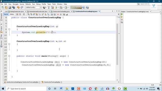 30 | java constructor overloading | java tutorial for beginners in urdu смотреть онлайн