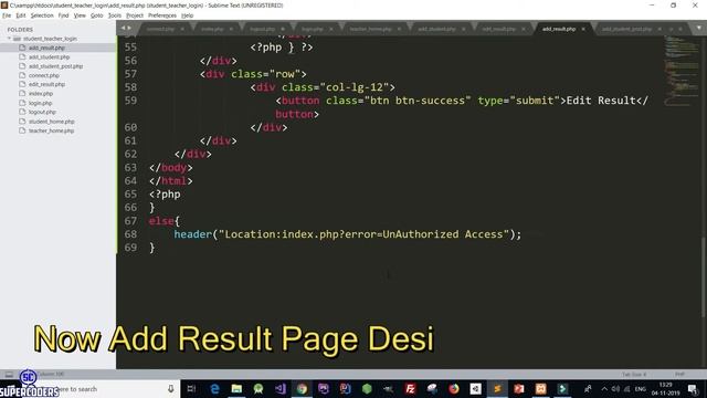 Student Teacher Multi Login PHP Project Part 4 | (View,Edit and Add Results) смотреть онлайн