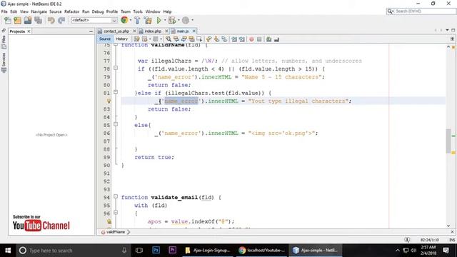 PHP & Ajax Tutorial | Contact us Form Data Ajax смотреть онлайн