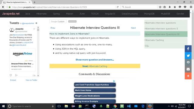 How to implement Joins in Hibernate?
| javapedia.net смотреть онлайн