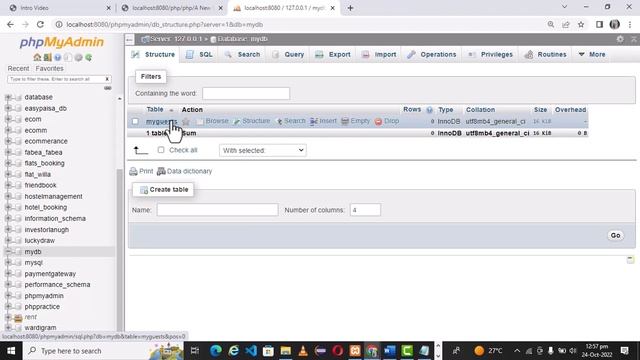 Php create table | How to learn Php tutorial for beginners in hindi / urdu смотреть онлайн
