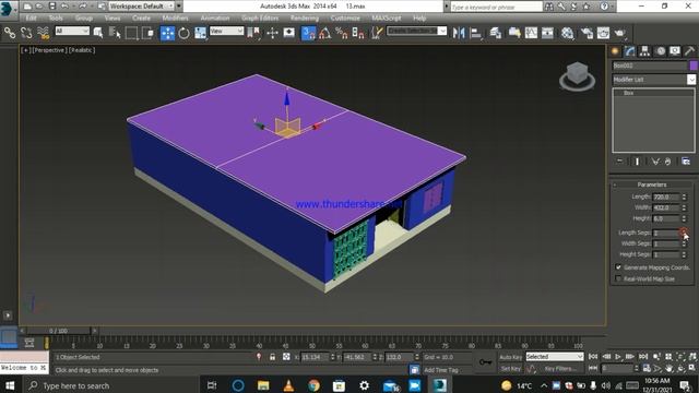 AutoCAD 3d max 2014][part 8]//1ST HOUSE MAKING - ROOF AND SHADE... смотреть онлайн