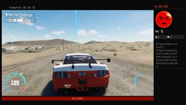 The CREW, around the map chill solo race. (No mic) смотреть онлайн