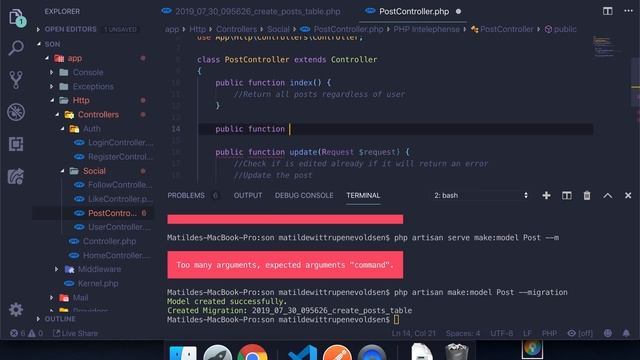 #Laravel how to make a social network with #Vue | Post Controller смотреть онлайн