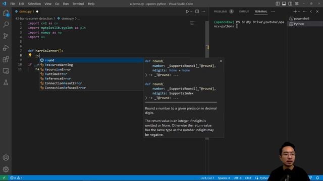 OpenCV Python Harris Corner Detection смотреть онлайн