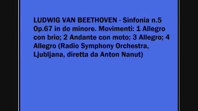 LUDWIG VAN BEETHOVEN - Sinfonia n.5 Op.67 смотреть онлайн
