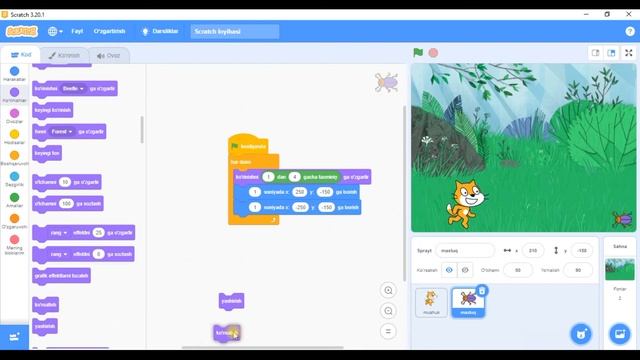 Scratch dasturida o'yin yaratish смотреть онлайн