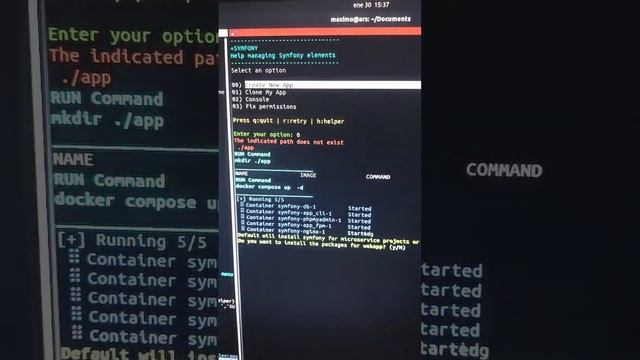 EFDE - Install symfony 5.x or 6.x - Release v1.2 смотреть онлайн