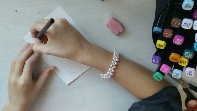 Рисуем открытку на новый год легко и просто! маркерами?❤ смотреть онлайн