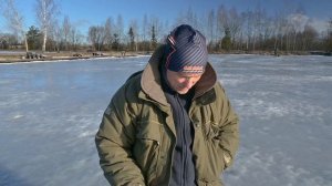 Форель со льда, на силикон.