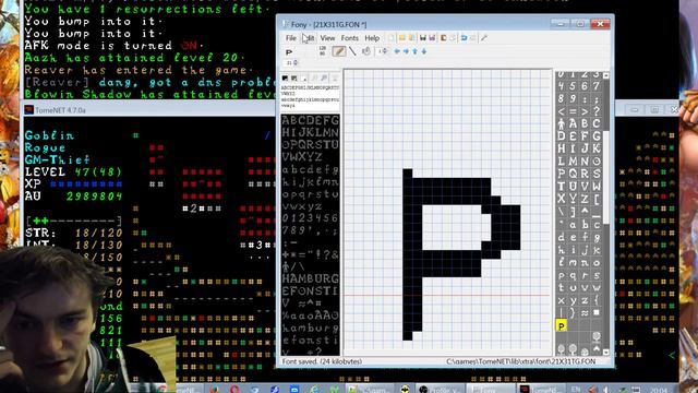 TomeNET NEW FONT OPTIONS: starting work ♣ MMO-roguelike game смотреть онлайн