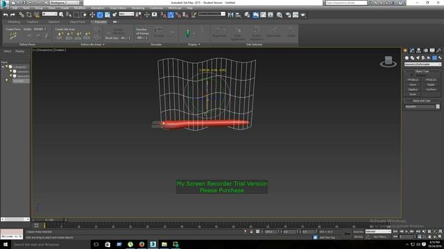 how to create a snake for using Wave in 3dx Max смотреть онлайн