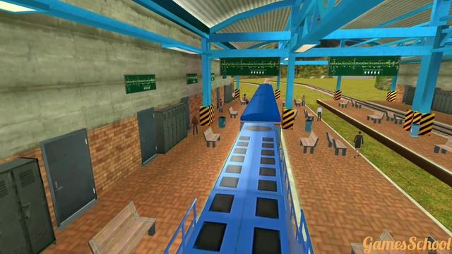 Train Driver Racing Game (Lv:1&2) - Travel Country To Country Train Express - Android Gameplay смотреть онлайн