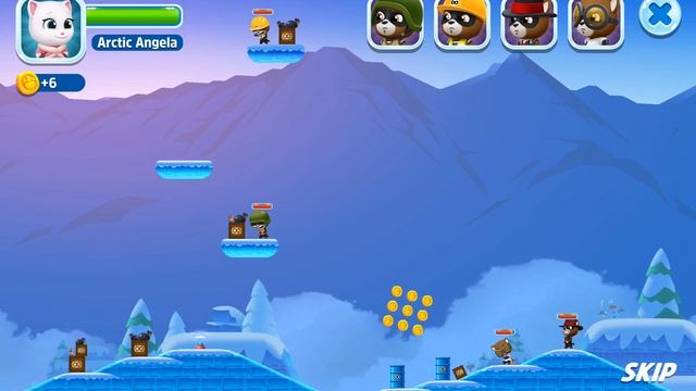 Говорящий Том Гонка на Время Vs Говорящий Том Сила Всплеска.Том Бекка и Анджела против Енотов