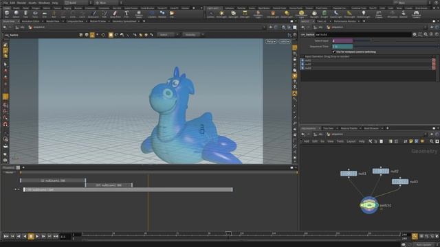 Houdini - Таймлайн как в After Effects (скрипт ProSequencer) смотреть онлайн
